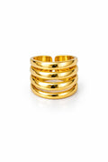 Anillo Golden Stack