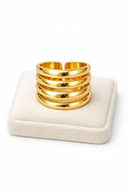 Anillo Golden Stack