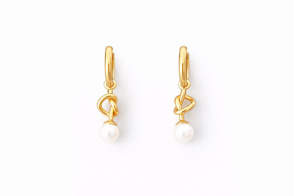 Pendientes Nudo Perla