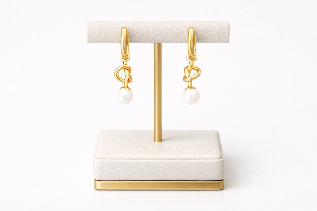Pendientes Nudo Perla