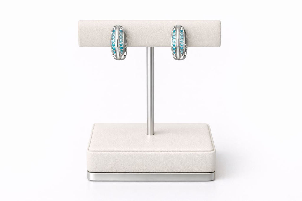 Pendientes Crystal Blue