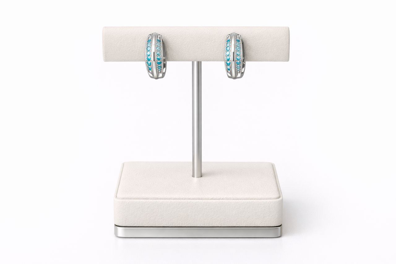 Pendientes Crystal Blue