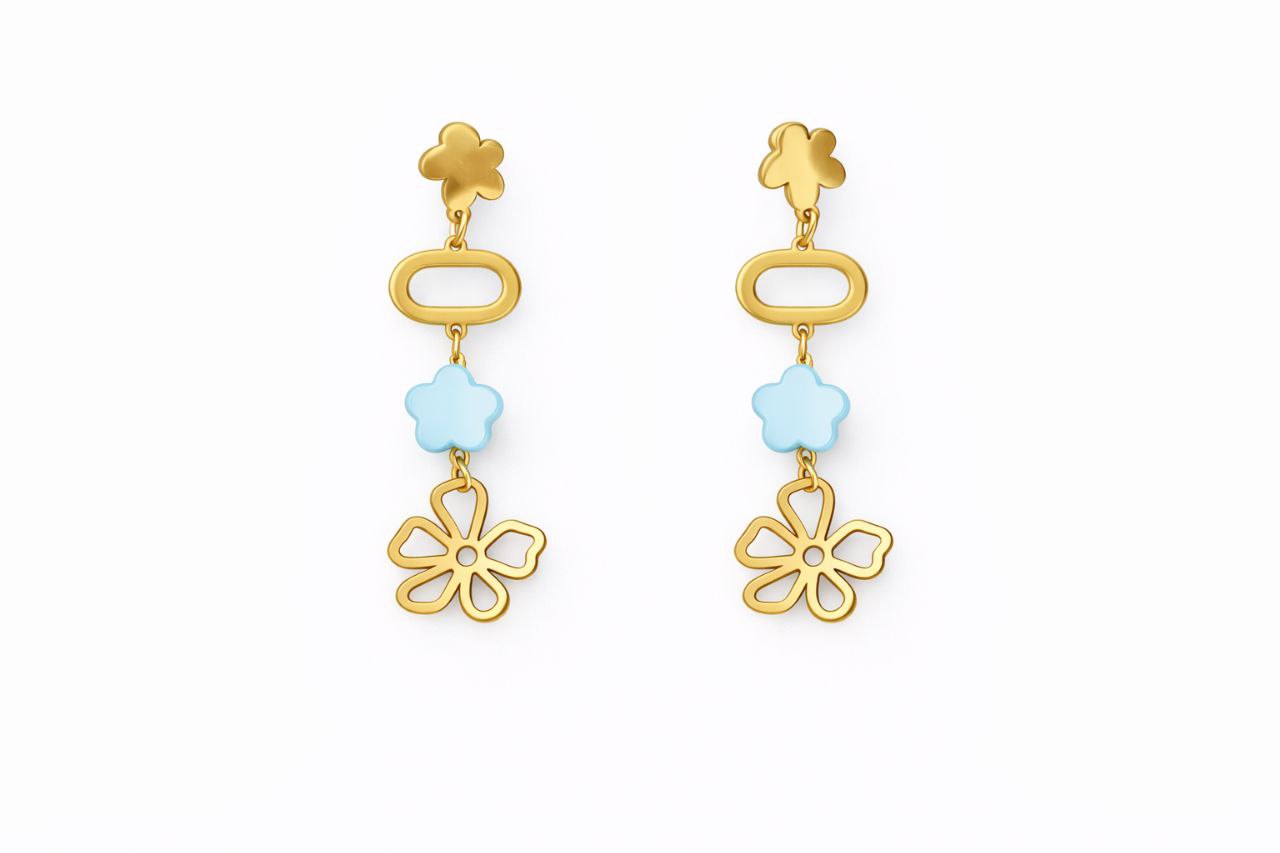 Pendientes Flora