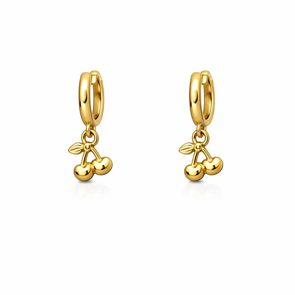 Pendientes Cherry Gold