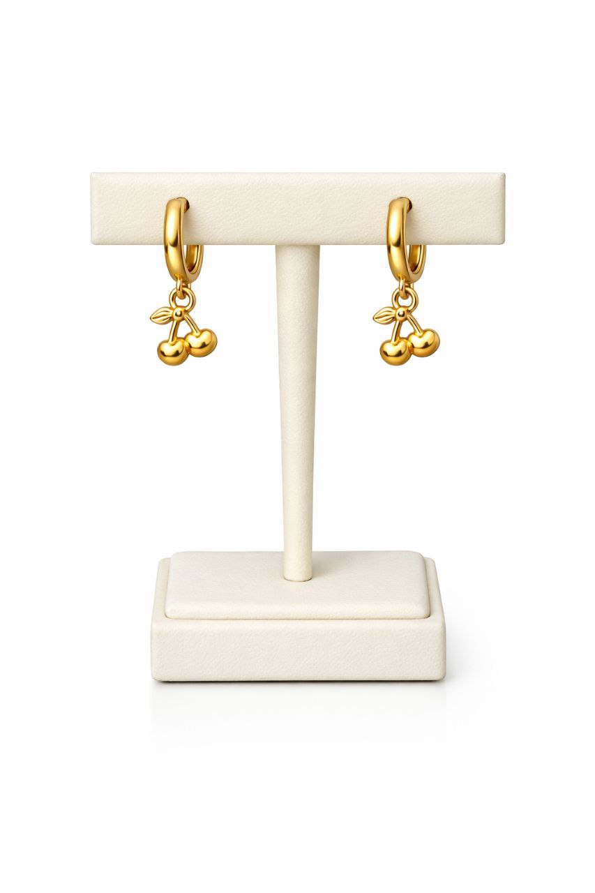 Pendientes Cherry Gold